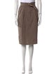 NICO.NICO Linen Knee-Length Skirt