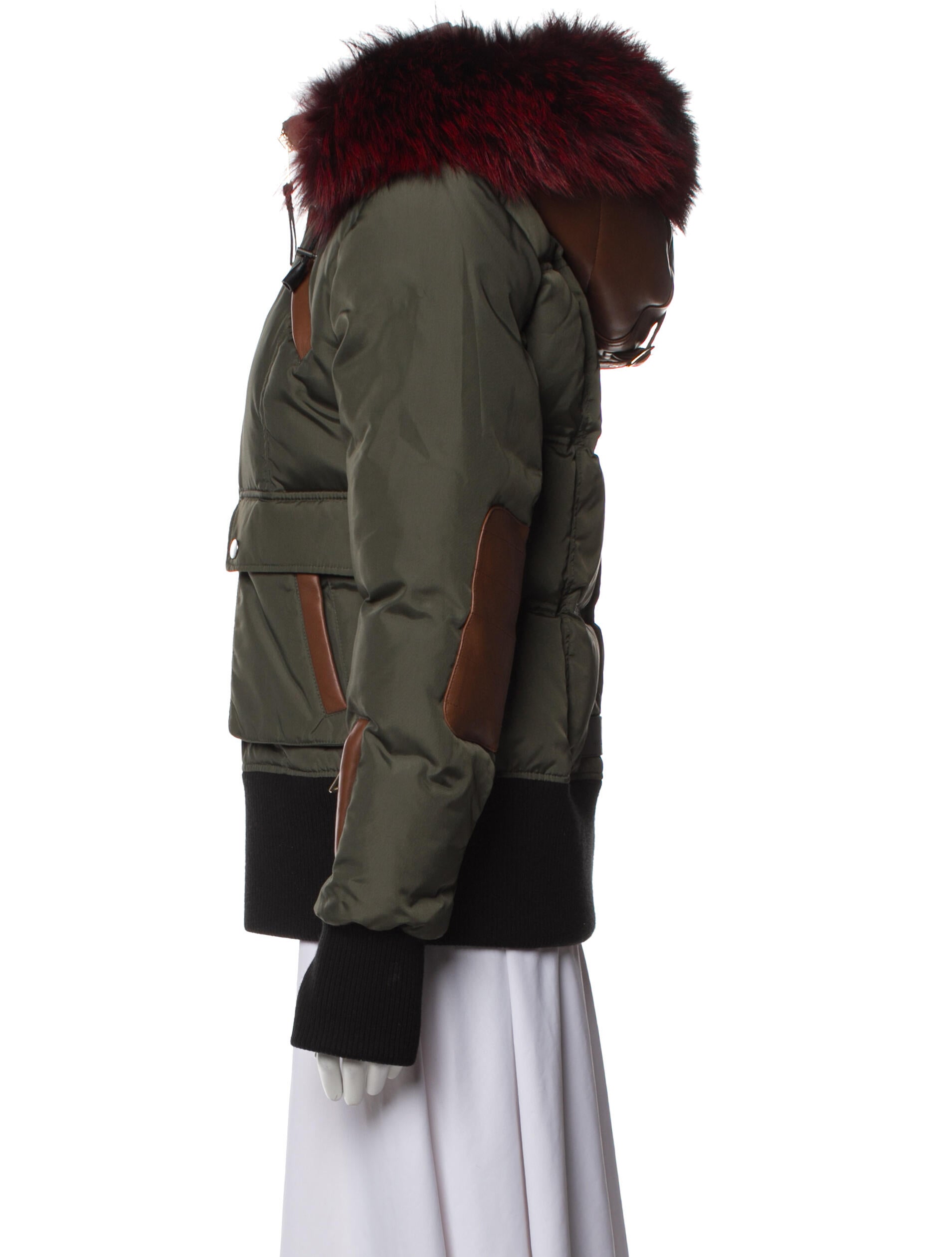 Nicole Benisti Colorblock Pattern Utility Jacket