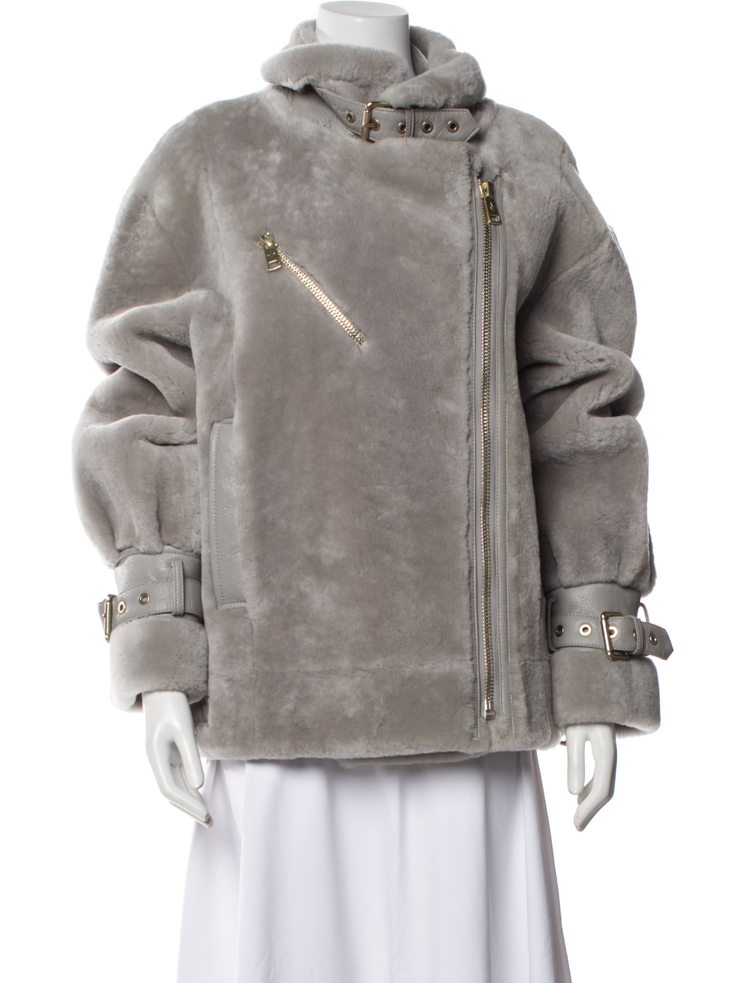 Nicole Benisti Nylon Fur Jacket