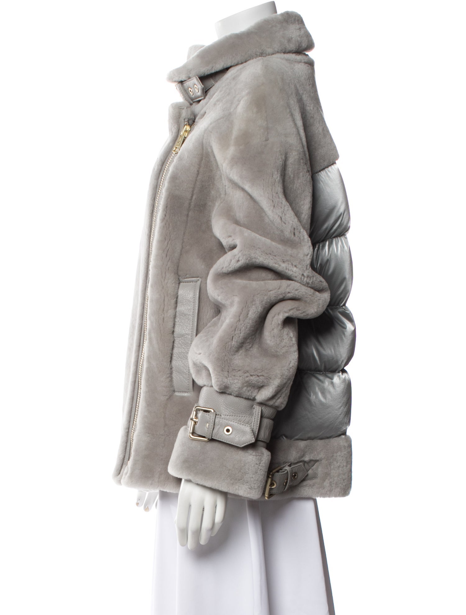 Nicole Benisti Nylon Fur Jacket