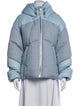 Nicole Benisti Colorblock Pattern Down Jacket