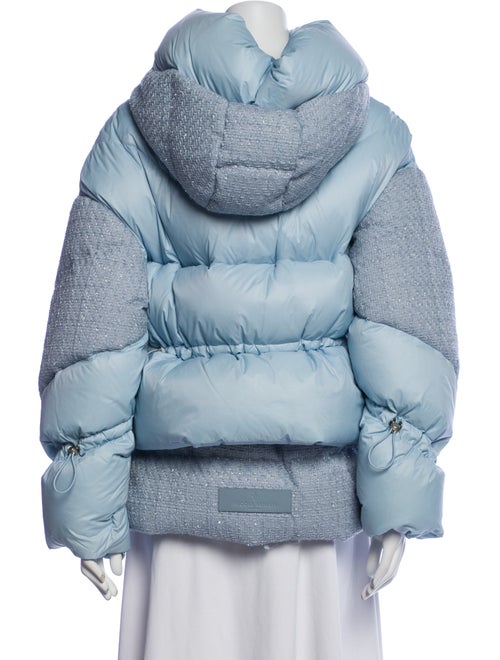 Nicole Benisti Colorblock Pattern Down Jacket