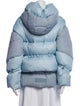 Nicole Benisti Colorblock Pattern Down Jacket