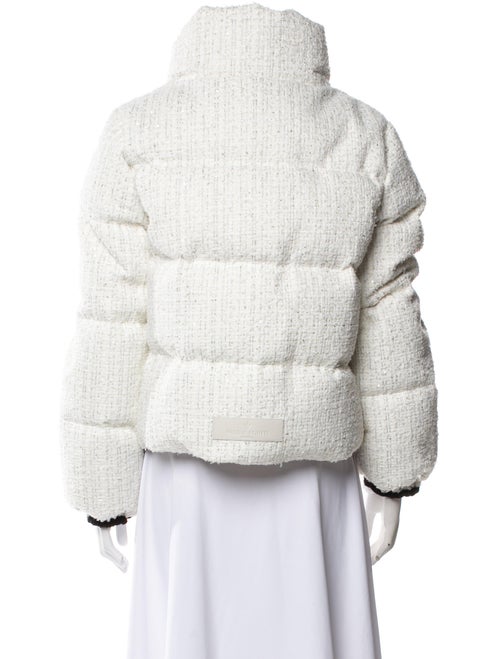 Nicole Benisti Tweed Pattern Down Jacket