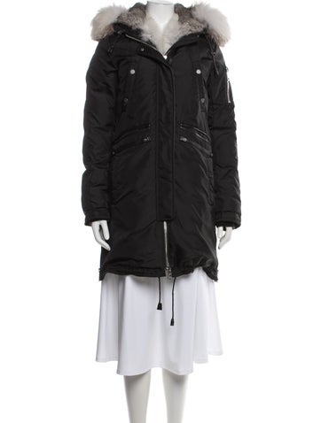 Pre-owned Nicole Benisti Nylon Parka In Black