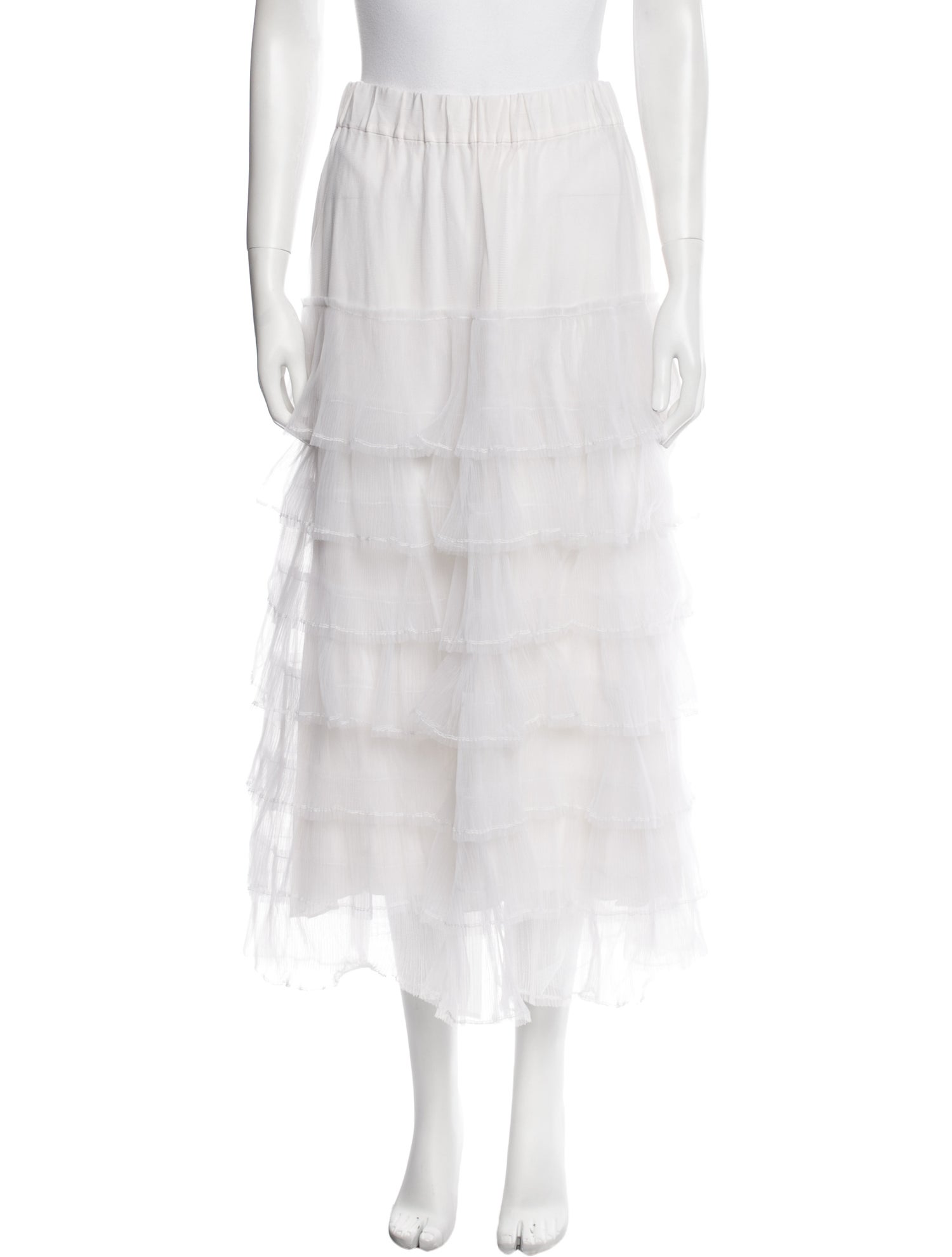 Nicopanda Nylon Midi Length Skirt