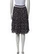 Nicopanda Floral Print Knee-Length Skirt