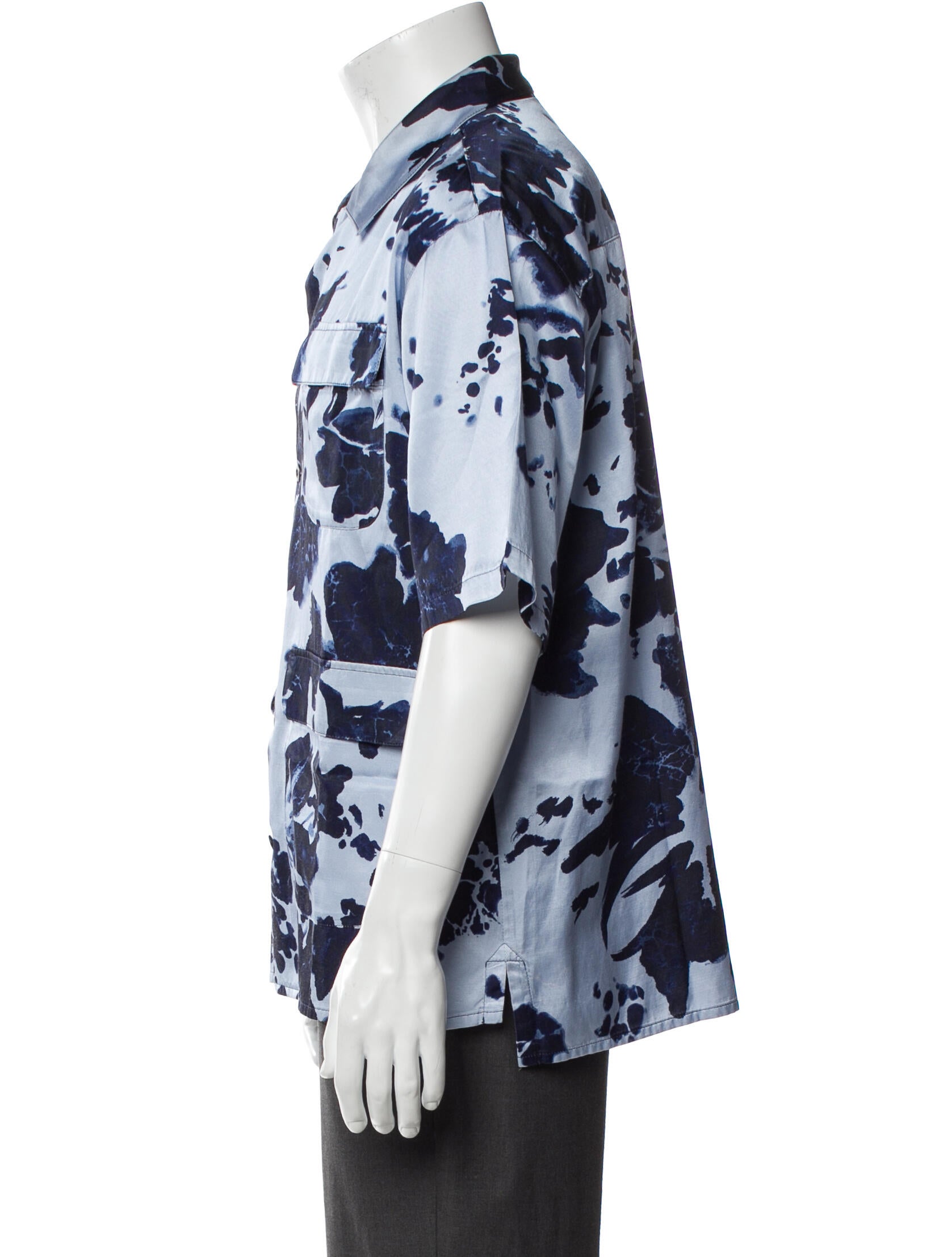 Nicholas Daley Floral Print Short Sleeve Shirt