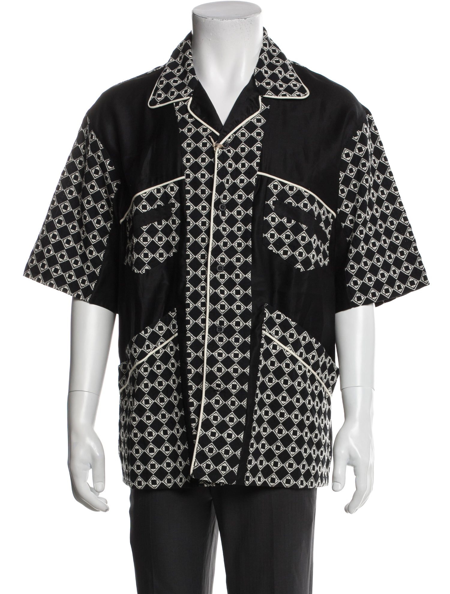 Nicholas Daley Printed Short Sleeve Shirt w/ Tags
