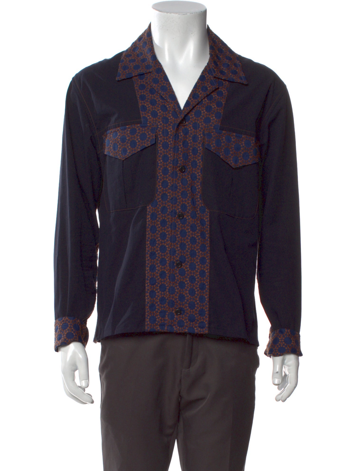 Nicholas Daley Printed Long Sleeve Shirt