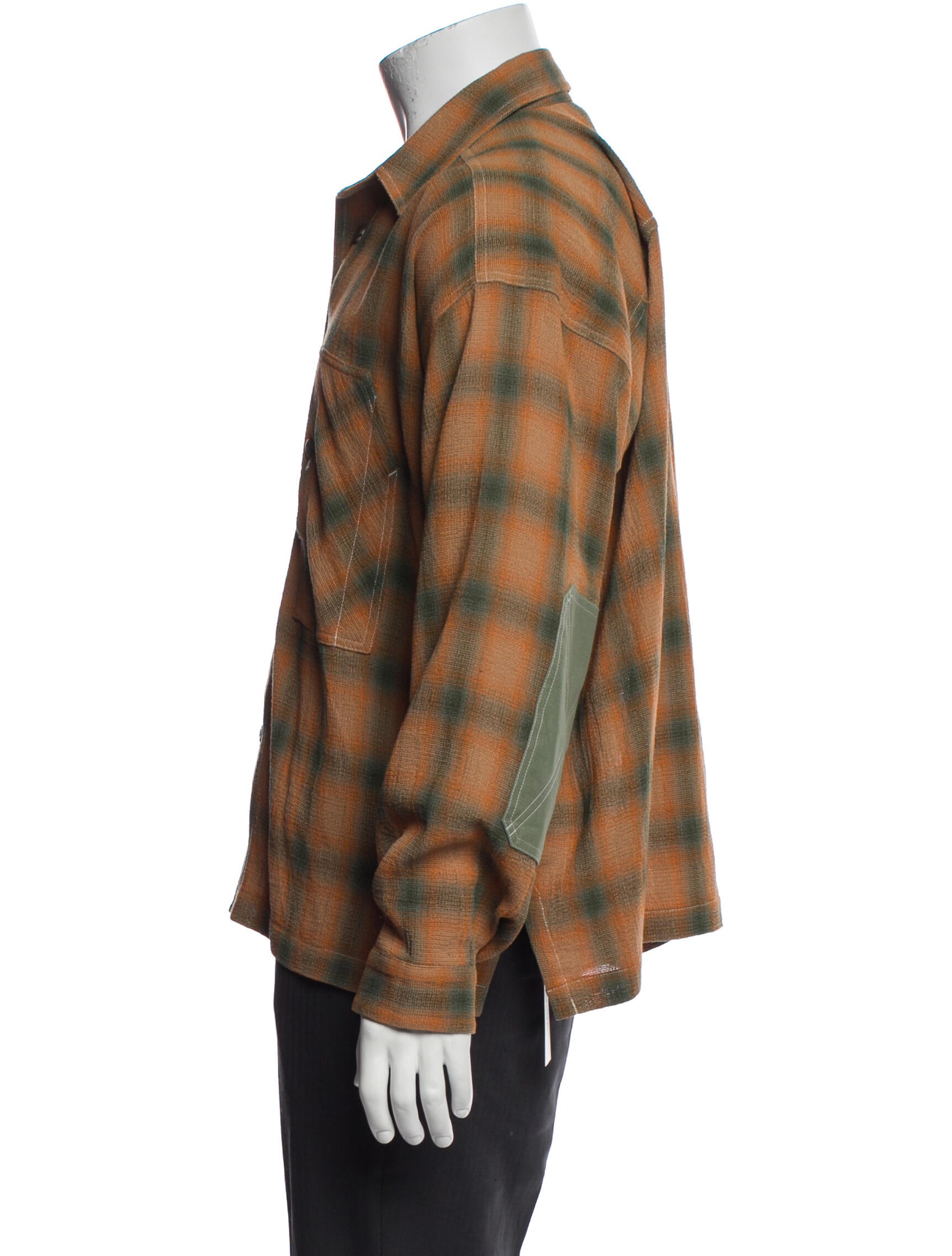 Nicholas Daley Plaid Print Long Sleeve Dress Shirt w/ Tags