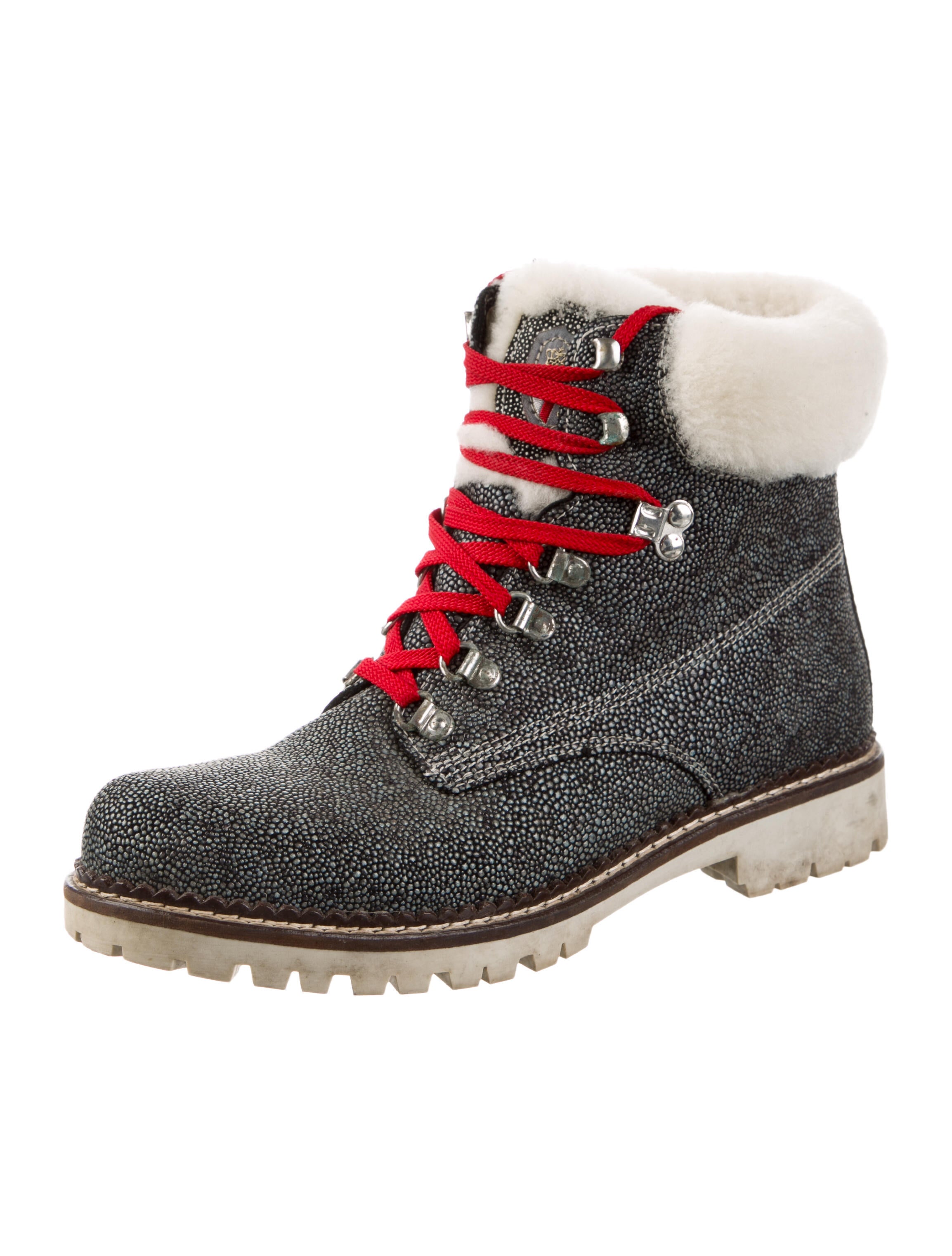 NiS Colorblock Pattern Hiking Boots