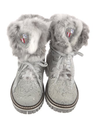 NiS Leather Lace-Up Boots