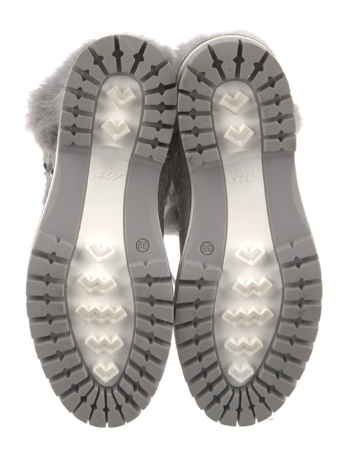 NiS Leather Lace-Up Boots