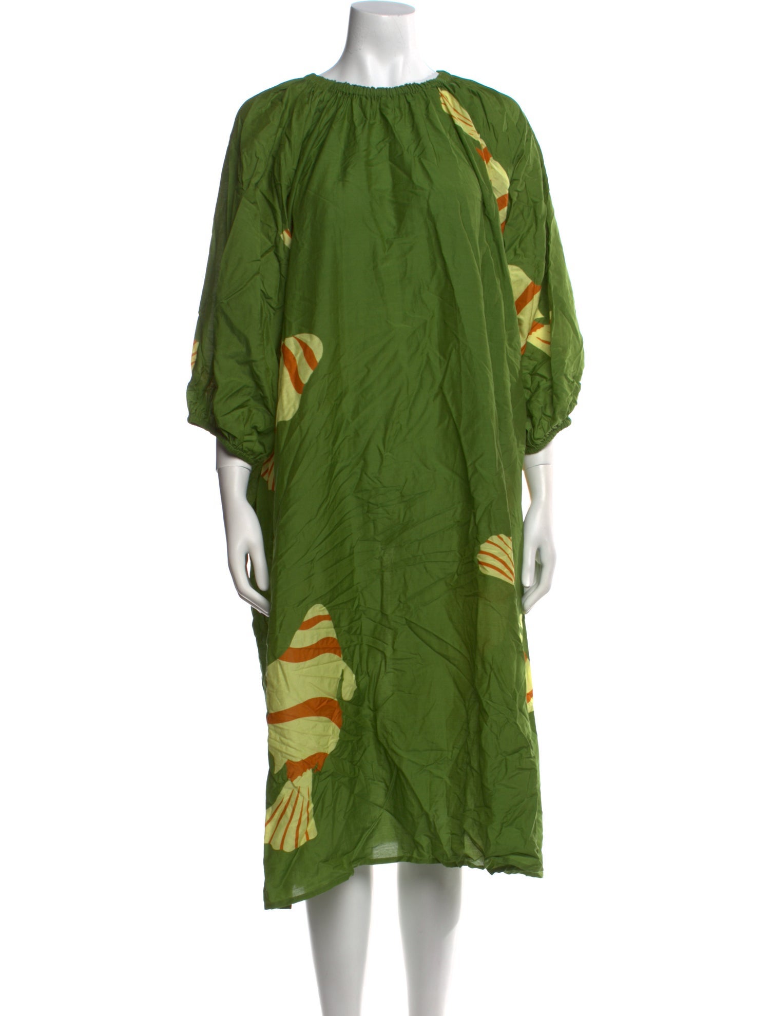 Nikki Chasin Floral Print Midi Length Dress