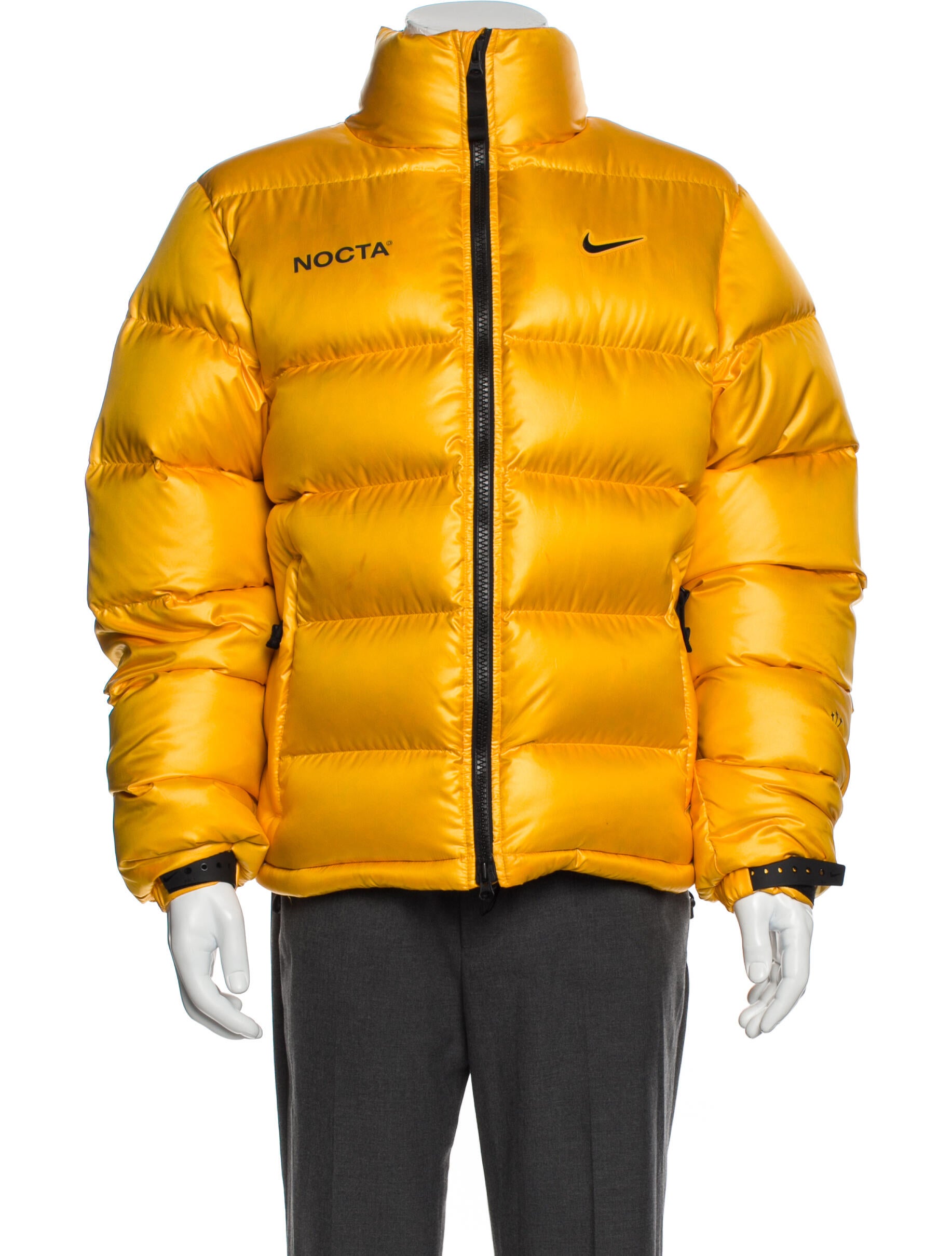 drake x nike nocta puffer jacket yellow