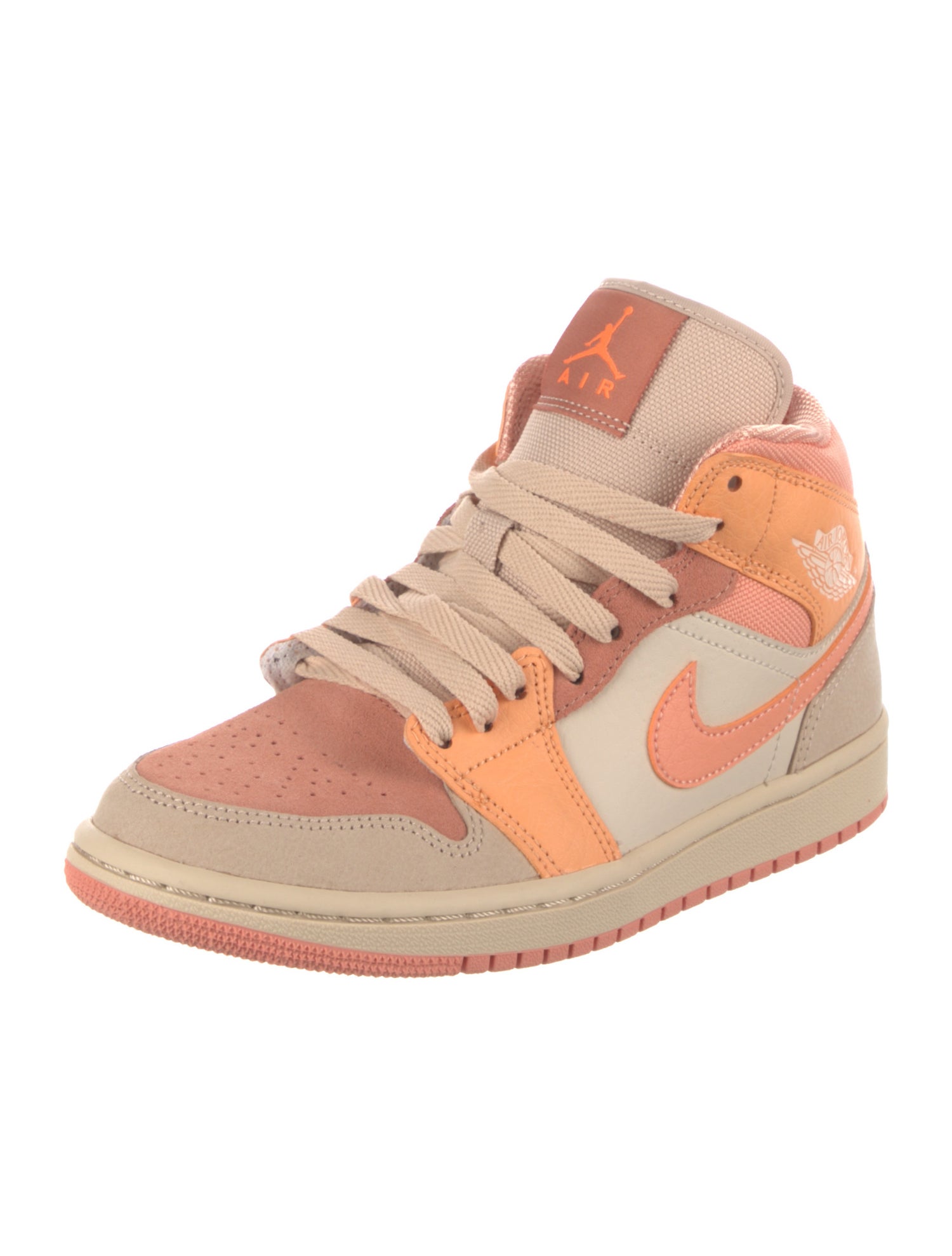 NikeLab Leather Colorblock Pattern Athletic Sneakers