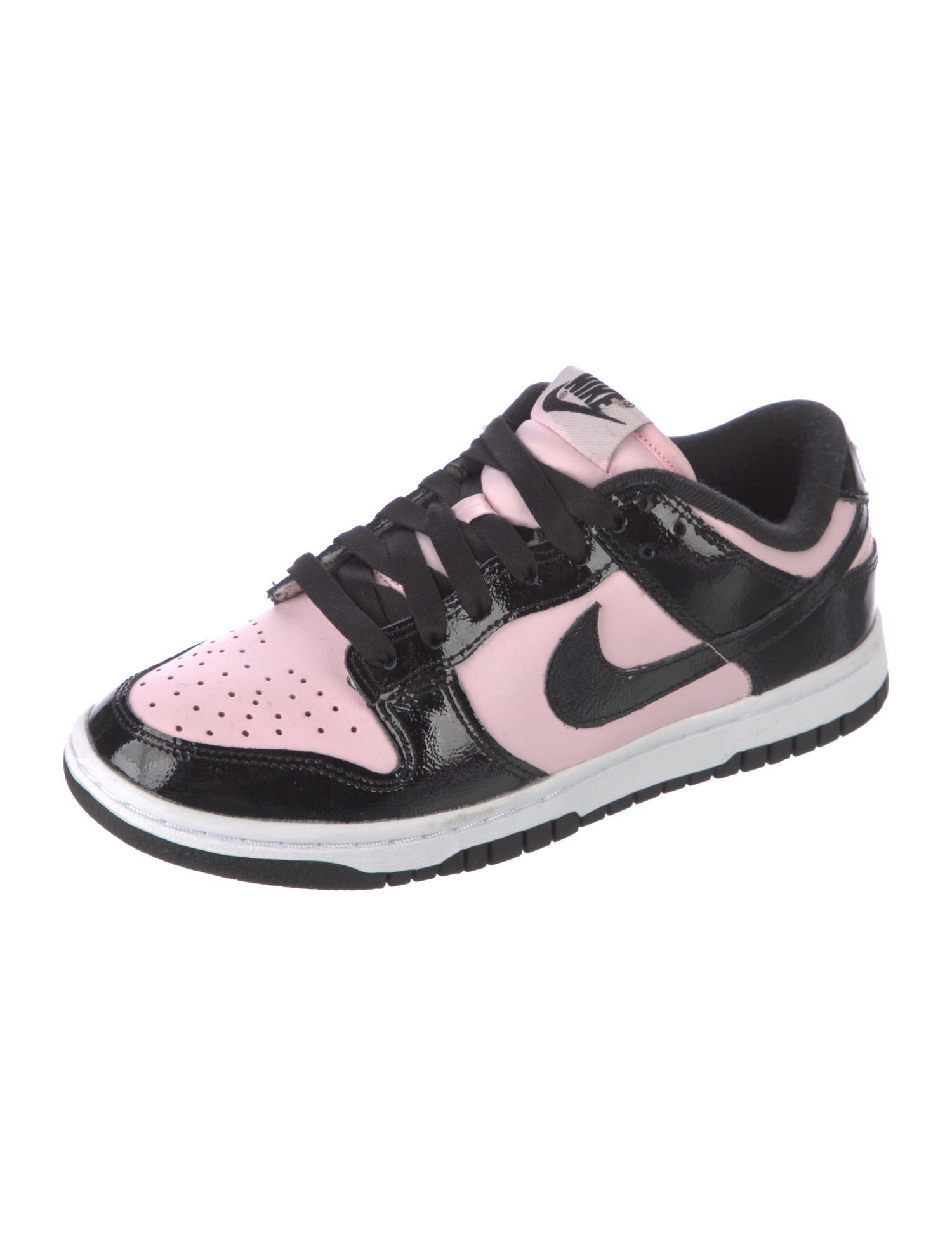 NikeLab Leather Colorblock Pattern Athletic Sneakers