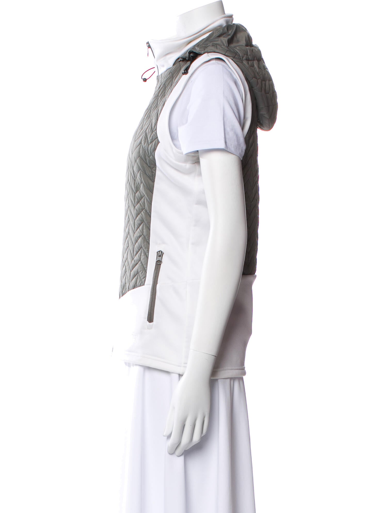 NILS Nylon Colorblock Pattern Vest