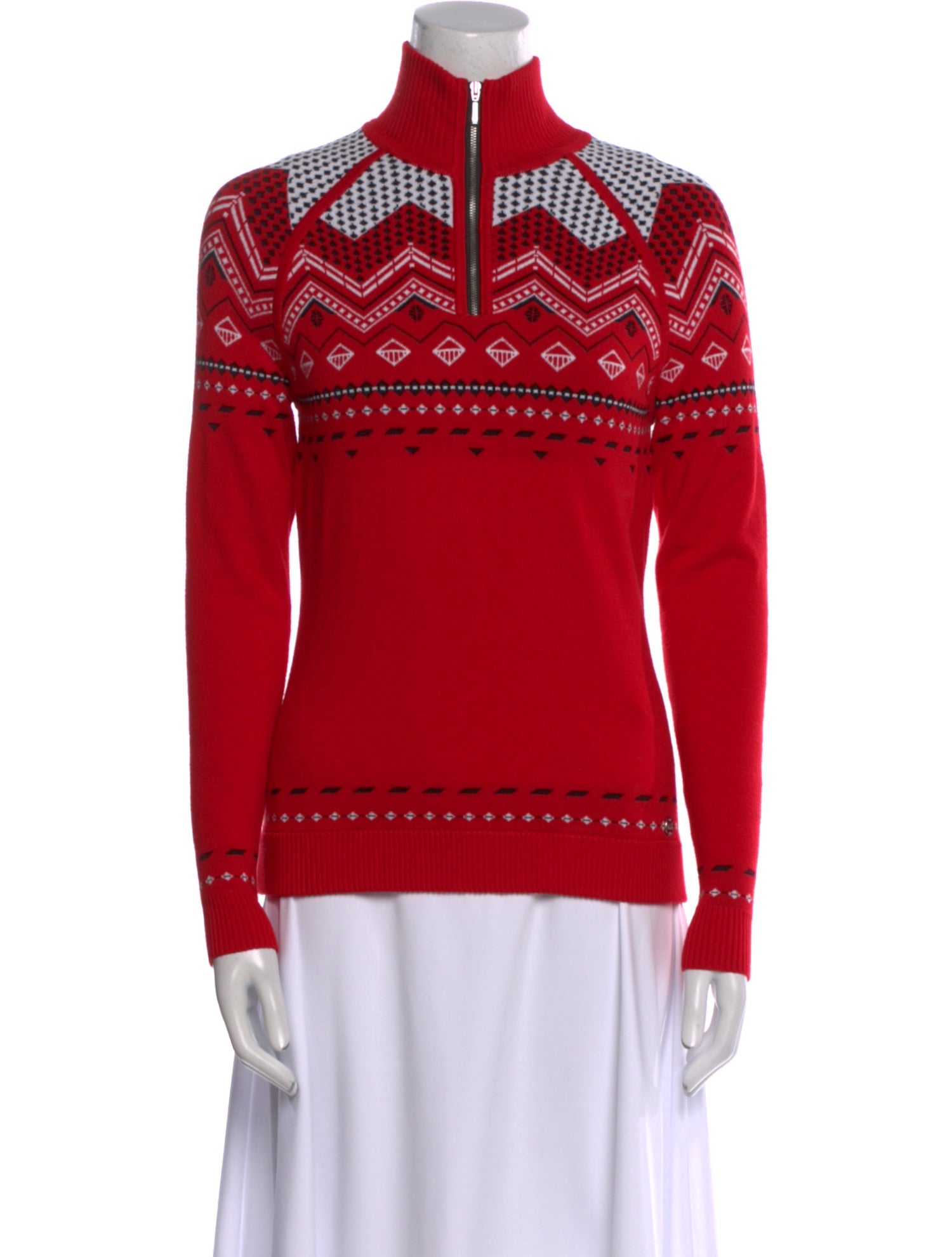 NILS Printed Turtleneck Sweater