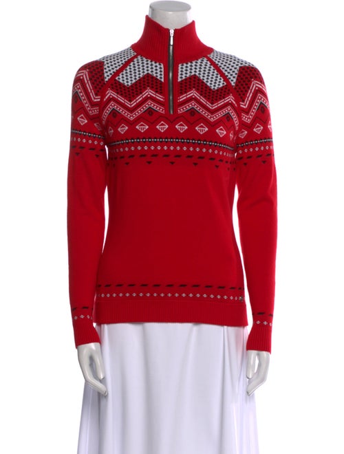 NILS Printed Turtleneck Sweater