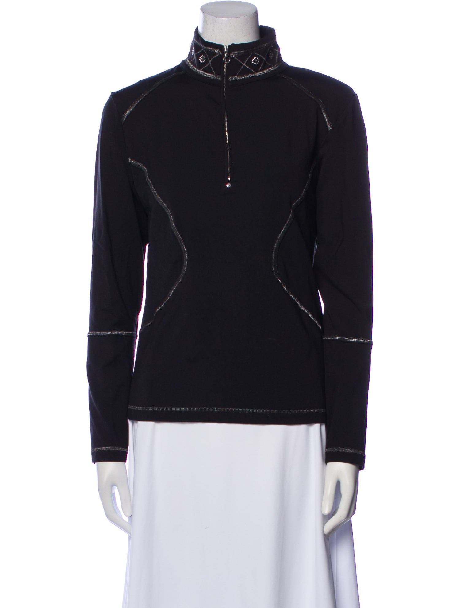 NILS Mock Neck Long Sleeve Sweatshirt