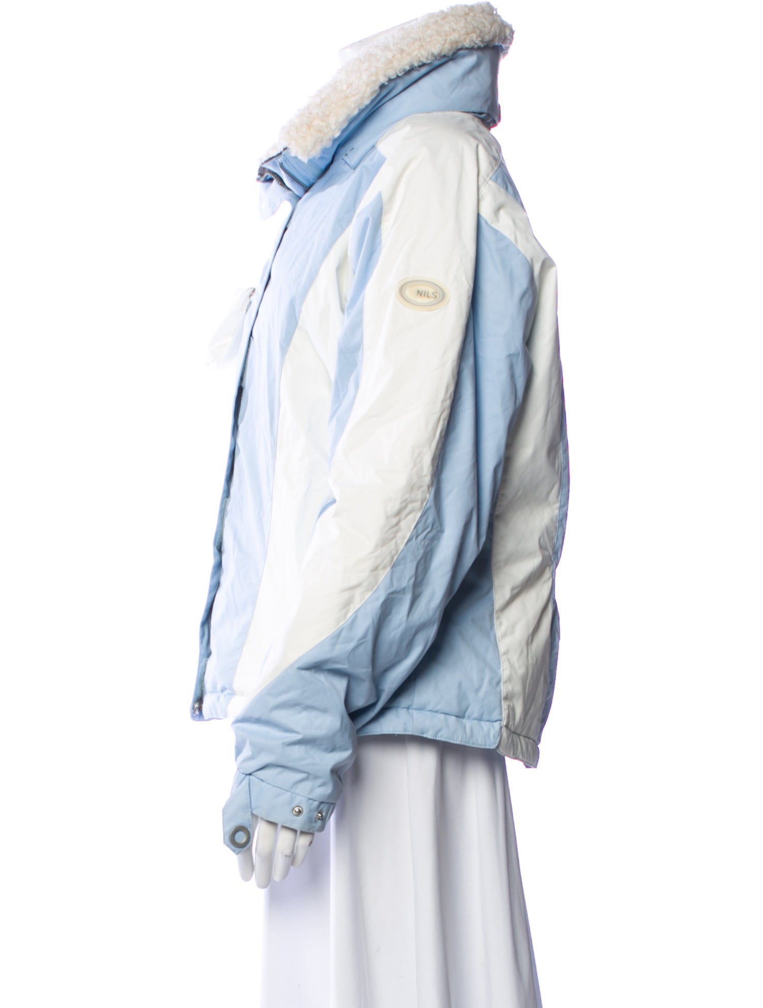 NILS Colorblock Pattern Coat