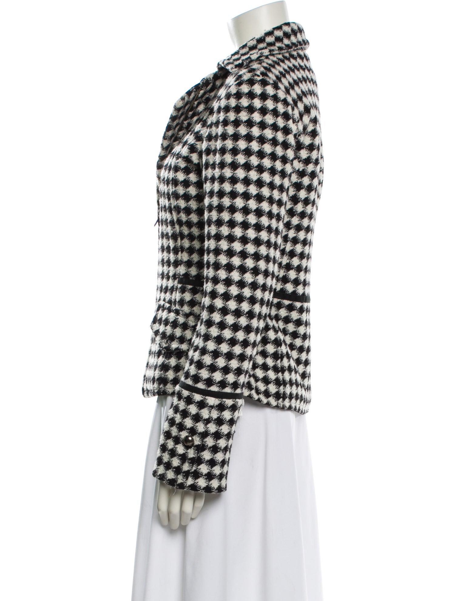 NILS Wool Plaid Print Blazer