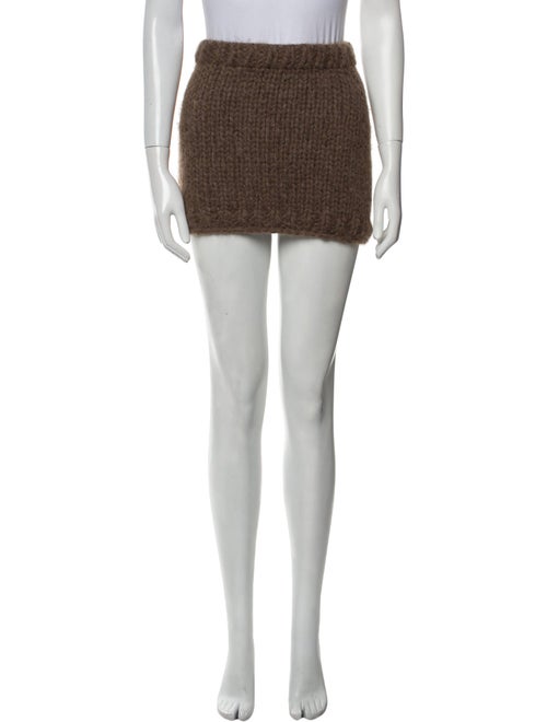 Nia Thomas Alpaca Mini Skirt