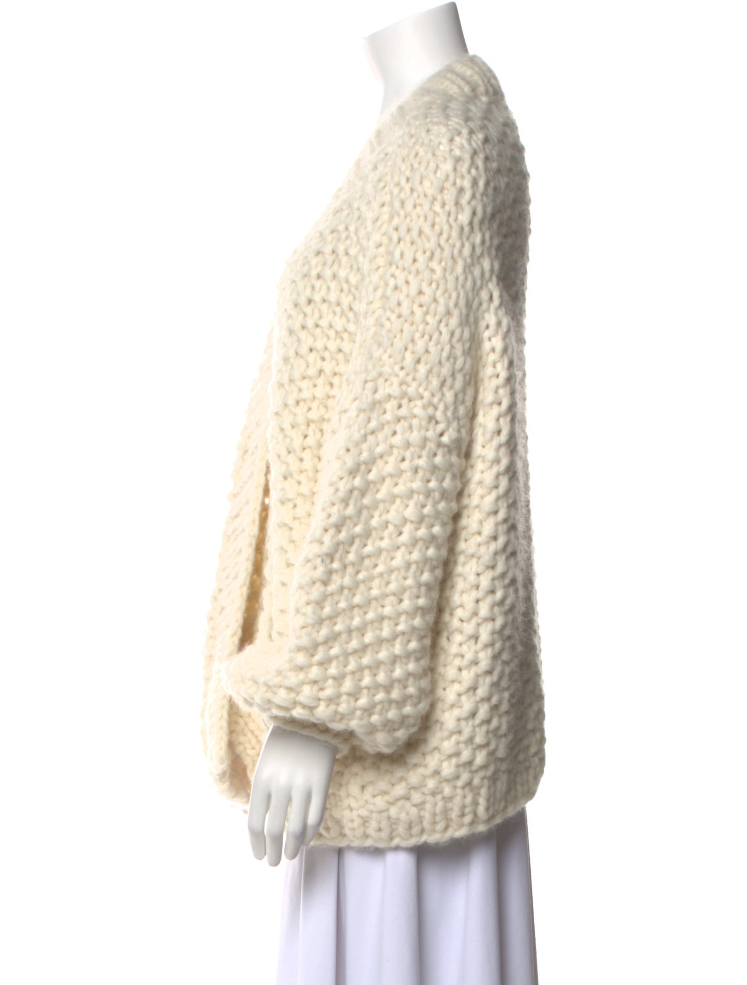 Nia Thomas Alpaca Open Front Sweater