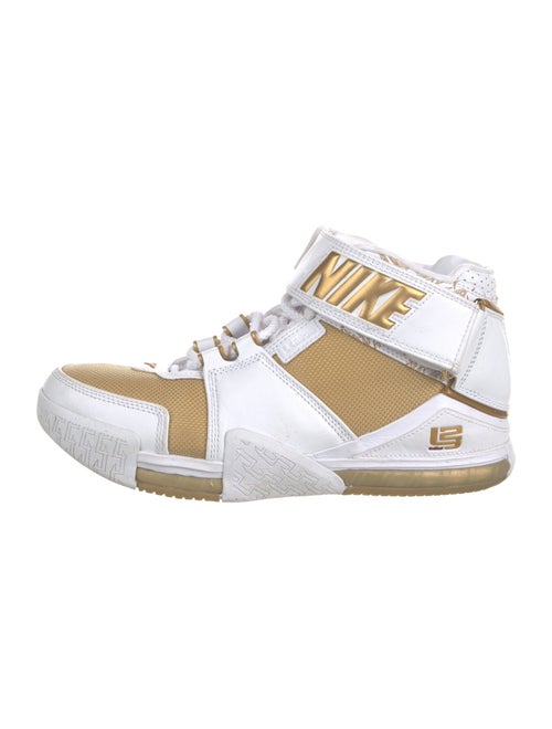 Nike x LeBron Leather Colorblock Pattern Sneakers