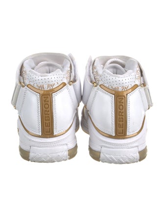 Nike x LeBron Leather Colorblock Pattern Sneakers