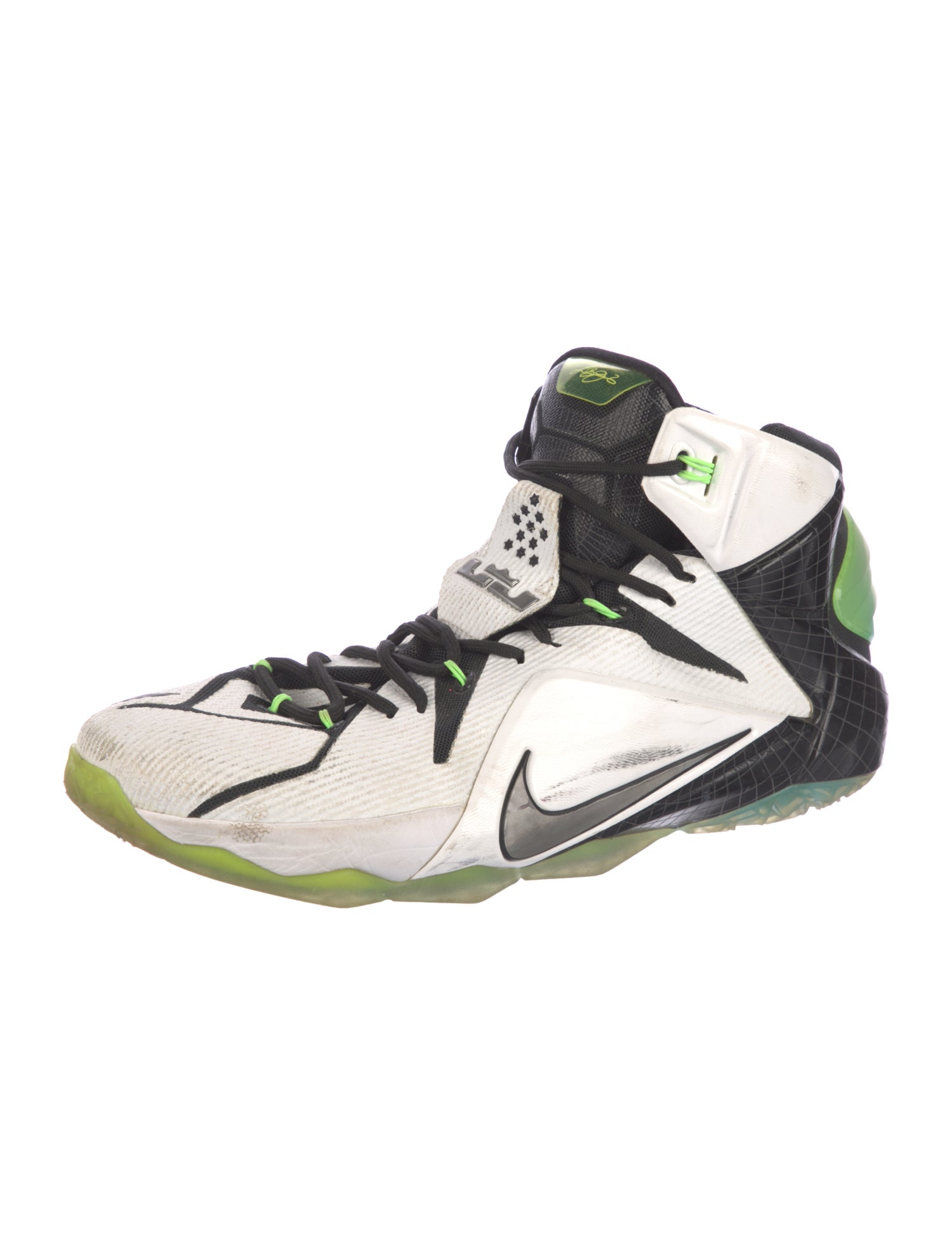 Nike x LeBron Leather Printed Sneakers