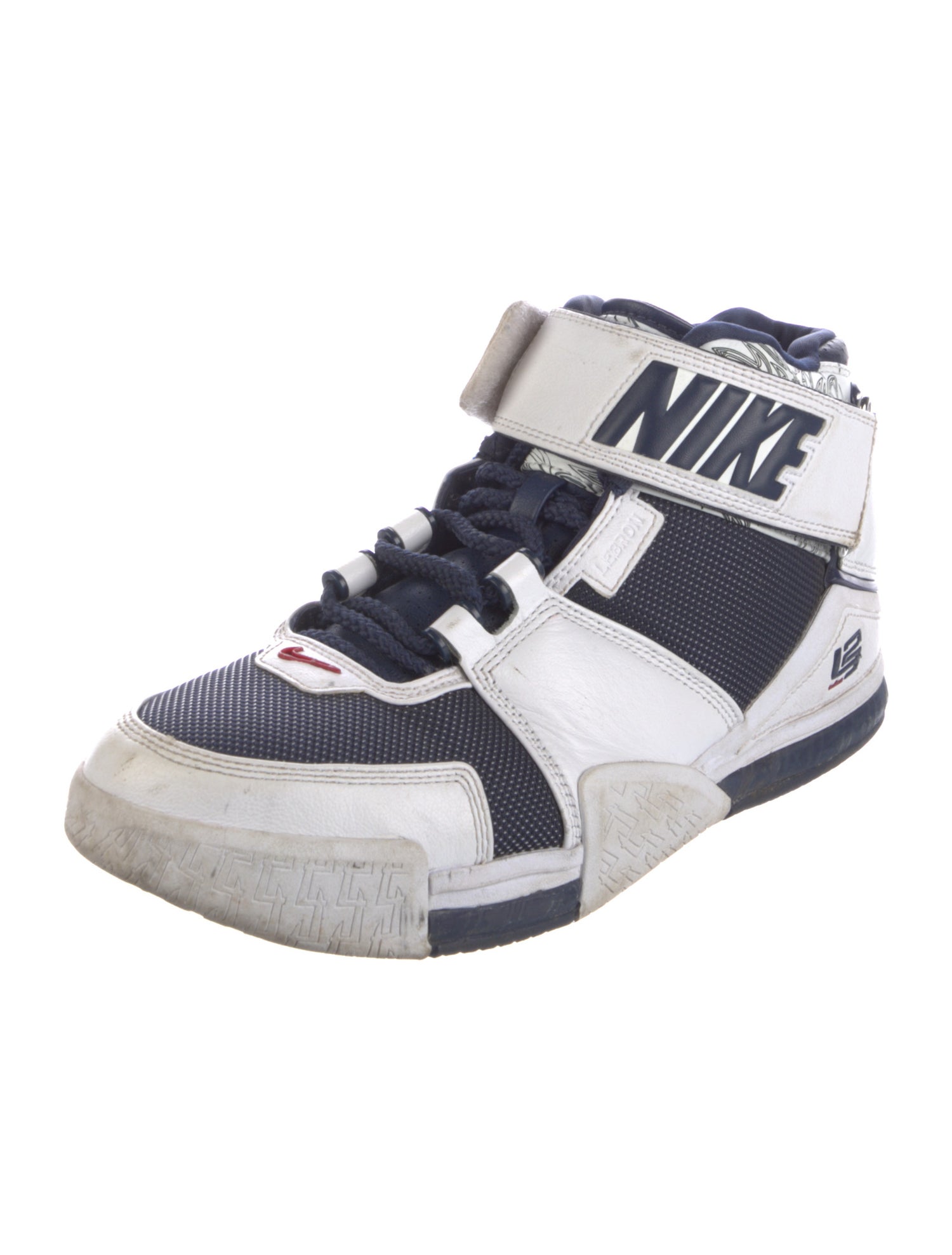 Nike x LeBron Leather Printed Sneakers