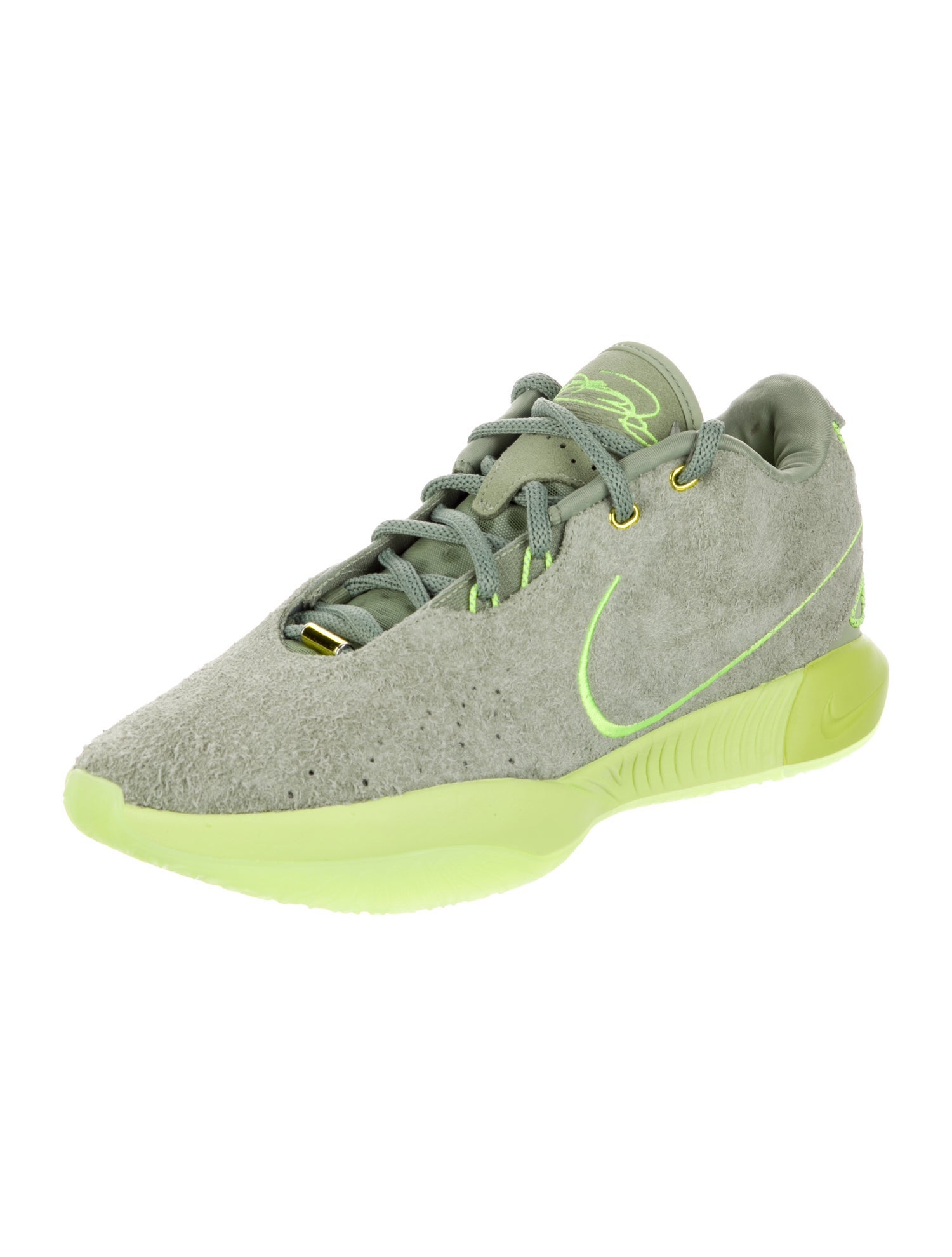 Nike x LeBron Suede Printed Sneakers