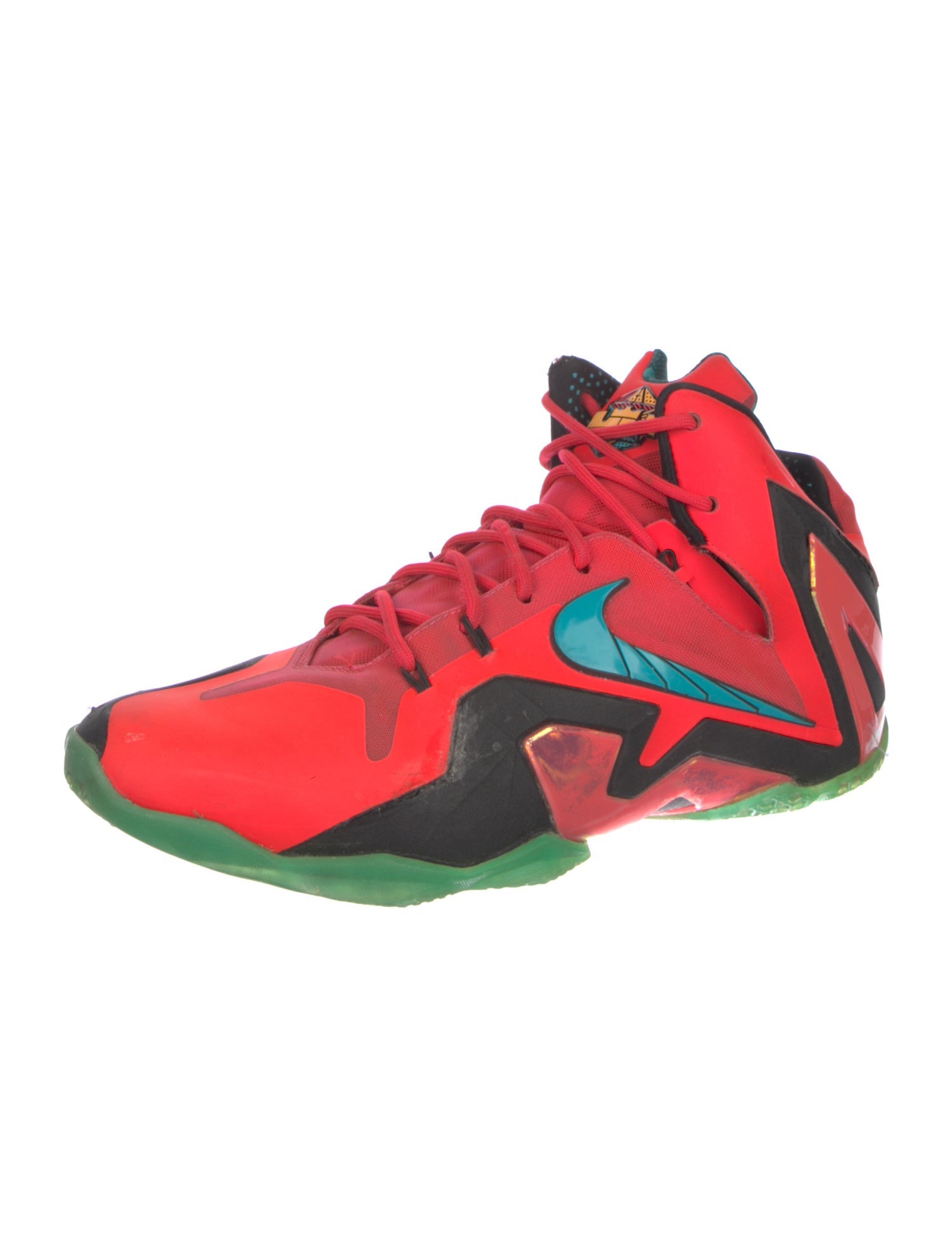 Nike x LeBron Leather Printed Sneakers