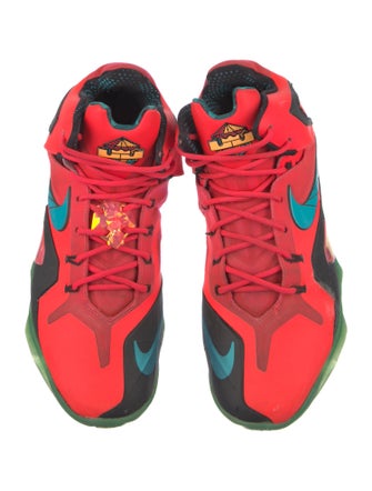 Nike x LeBron Leather Printed Sneakers