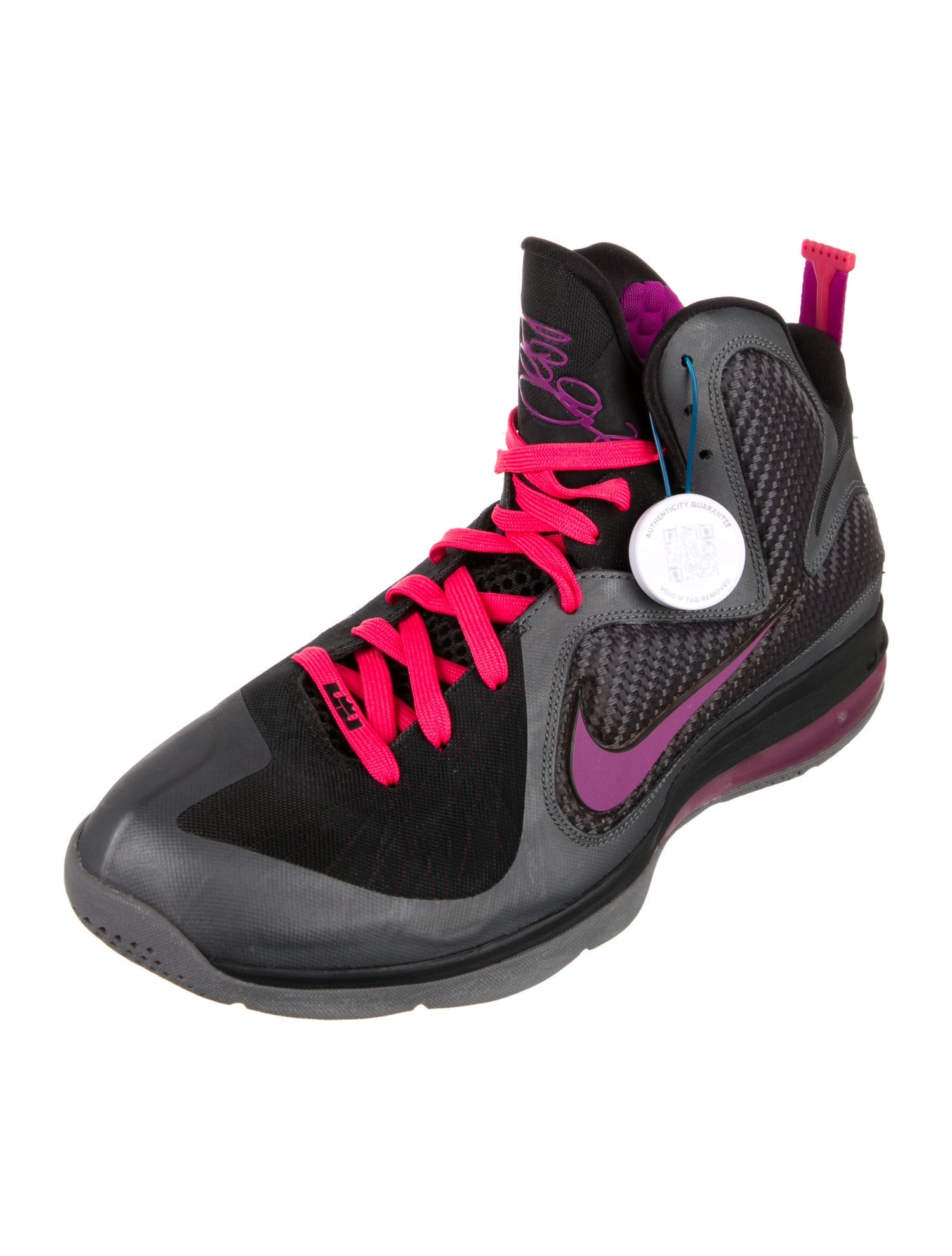 Nike x LeBron Leather Printed Sneakers