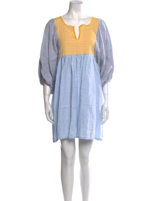Nina Leuca Linen Mini Dress