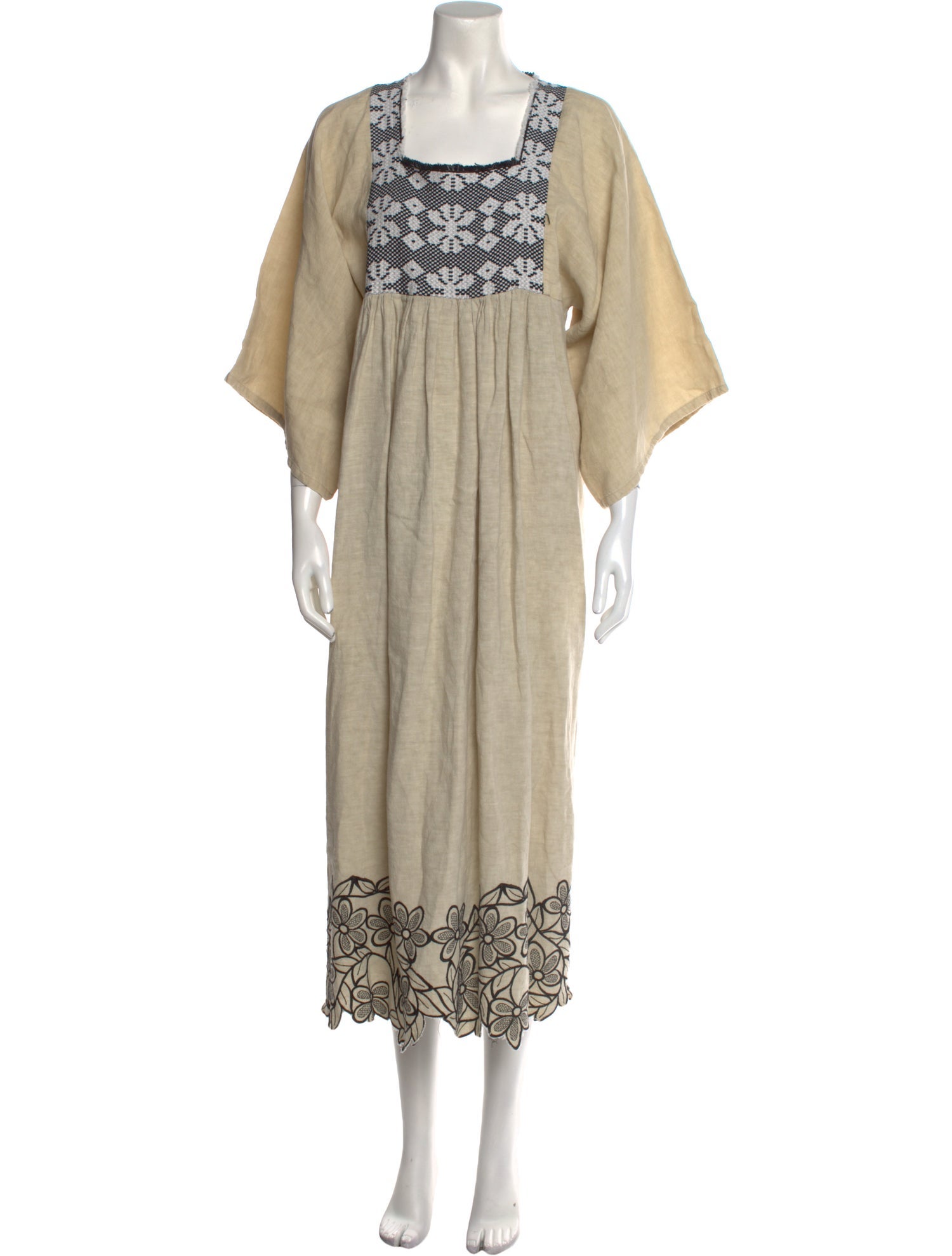 Nina Leuca Linen Long Dress