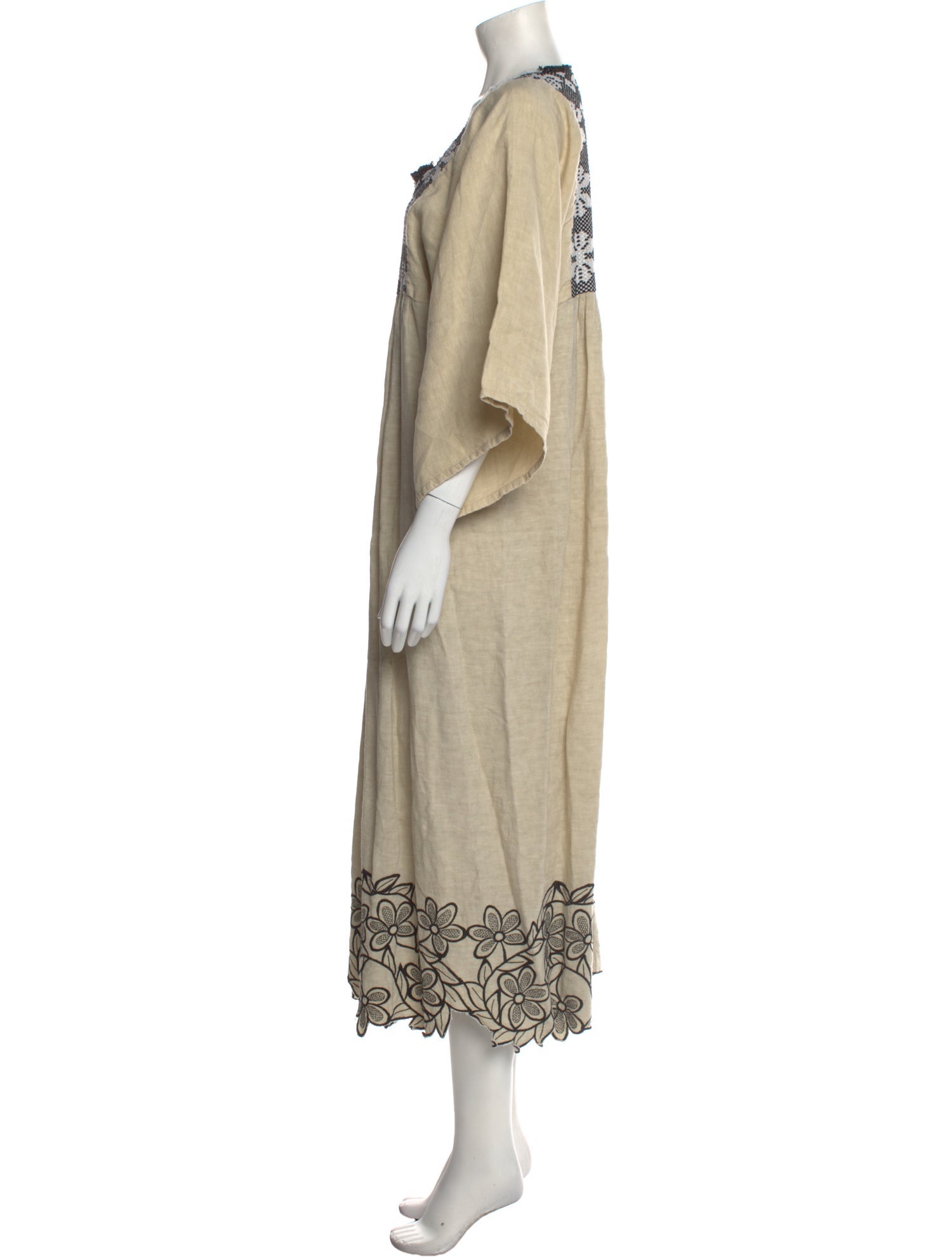 Nina Leuca Linen Long Dress