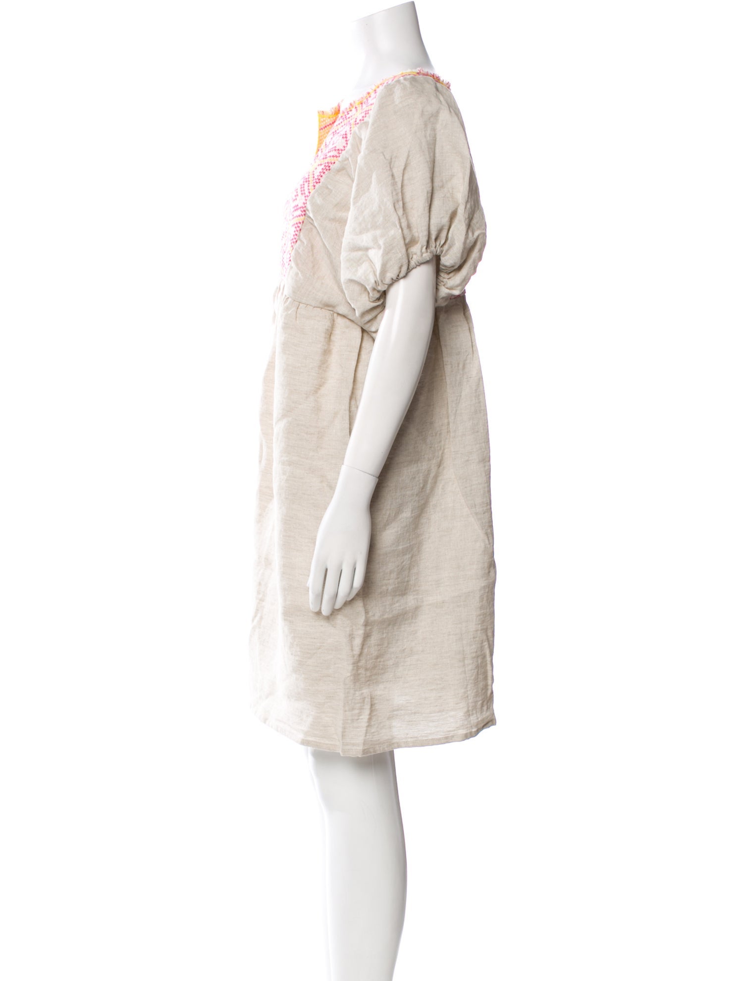 Nina Leuca Linen Knee-Length Dress w/ Tags