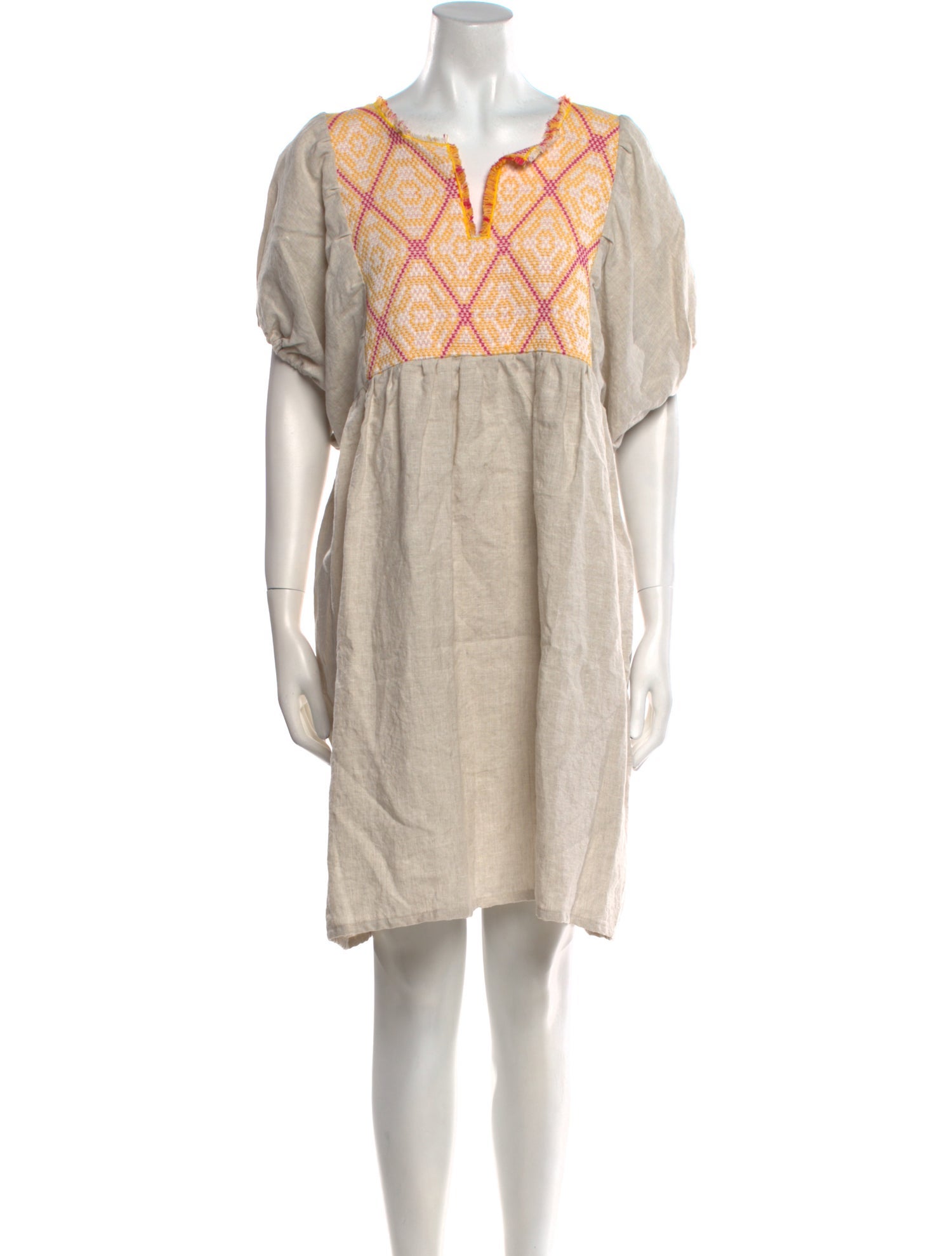 Nina Leuca Linen Mini Dress