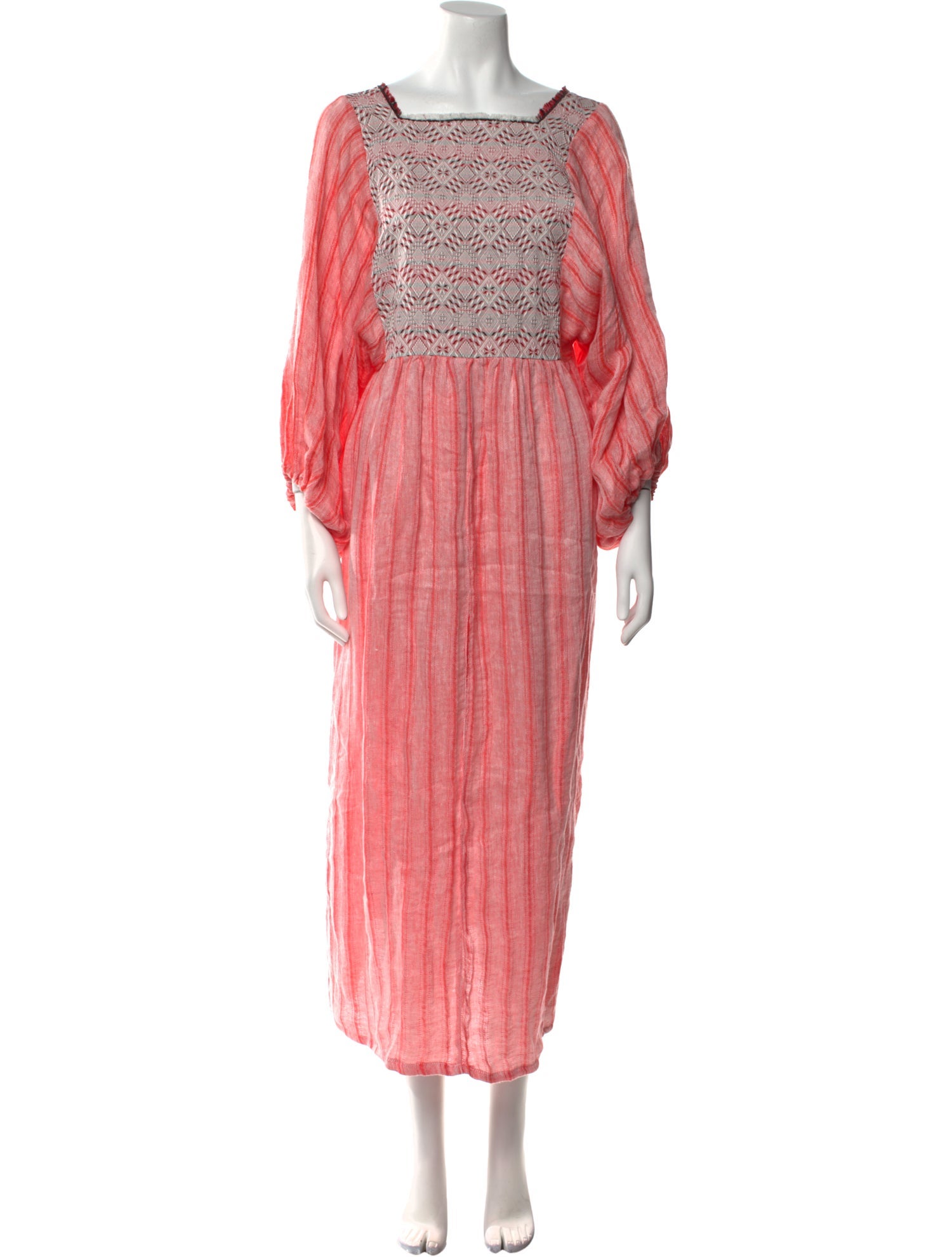 Nina Leuca Linen Long Dress