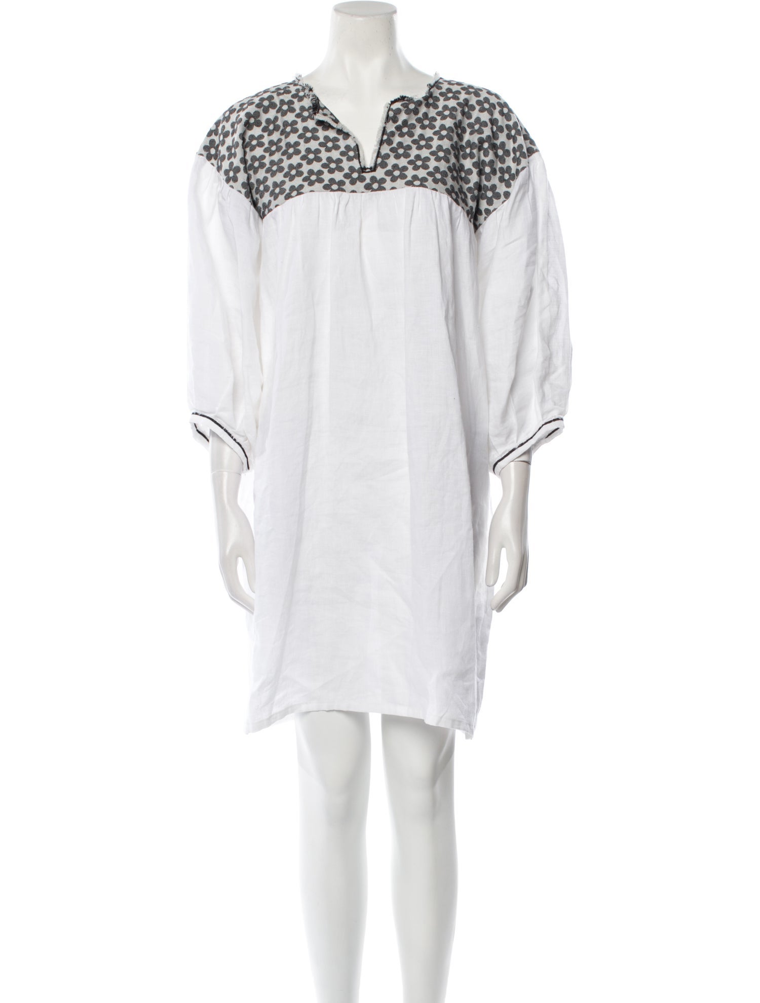 Nina Leuca Linen Mini Dress