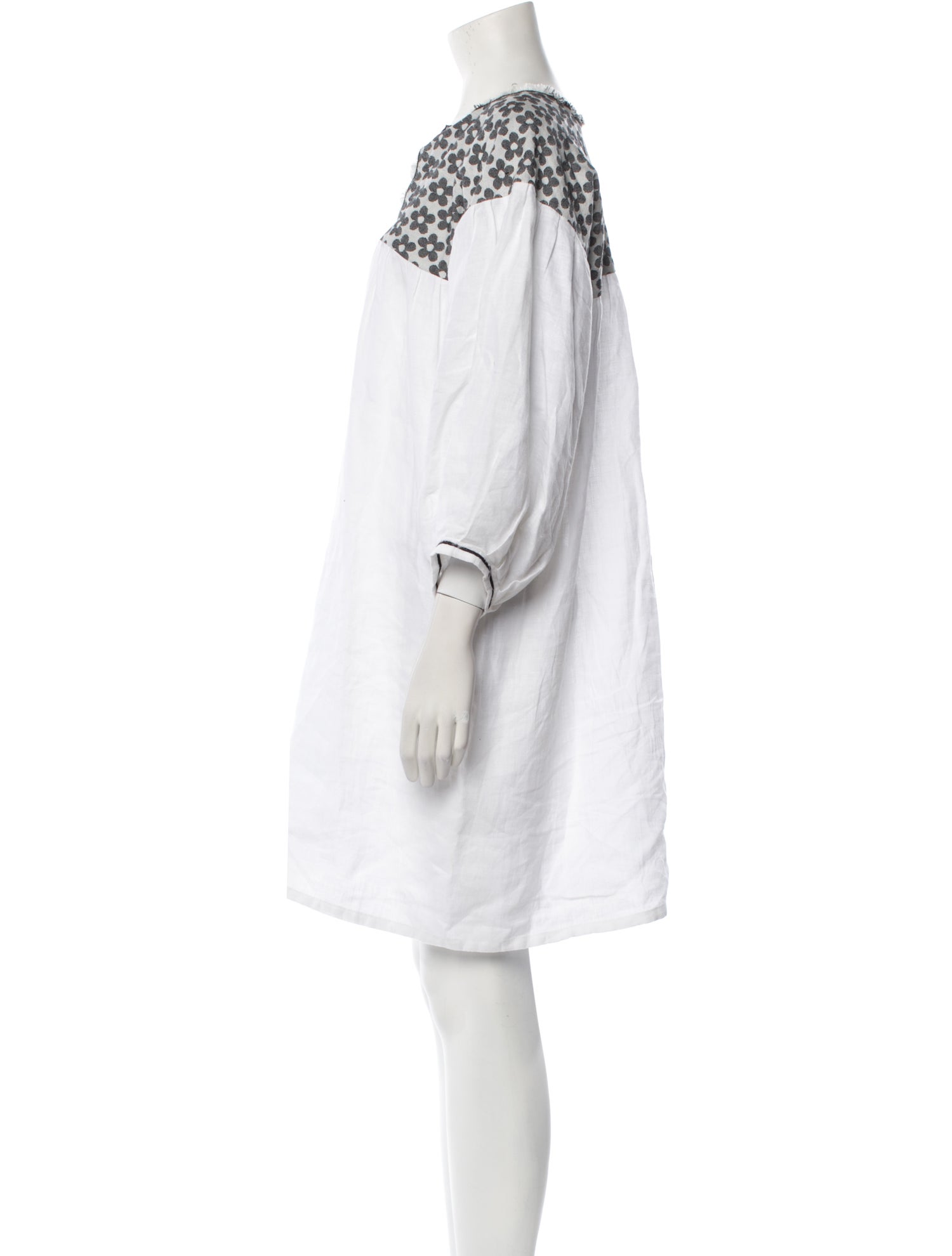 Nina Leuca Linen Mini Dress