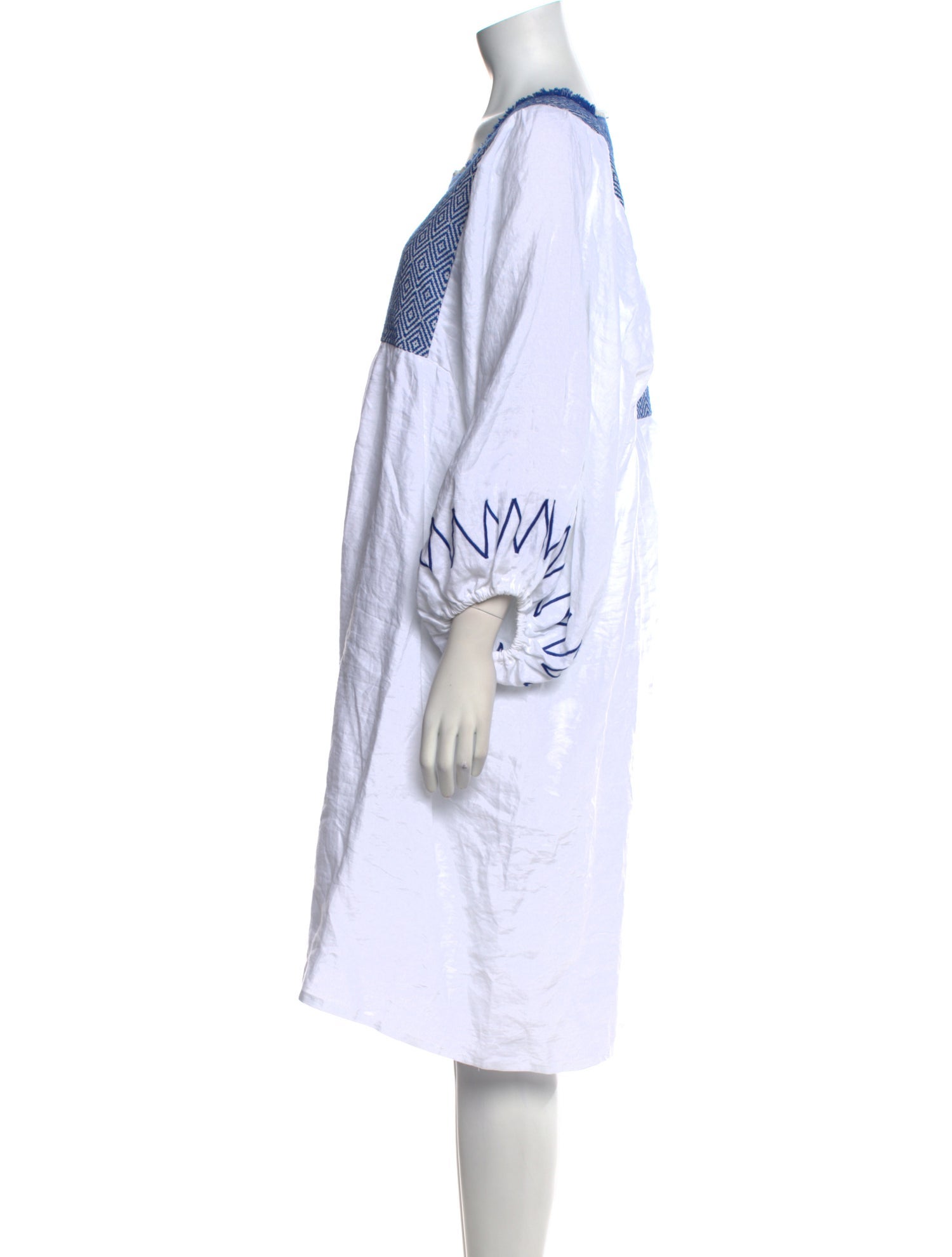 Nina Leuca Linen Midi Length Dress