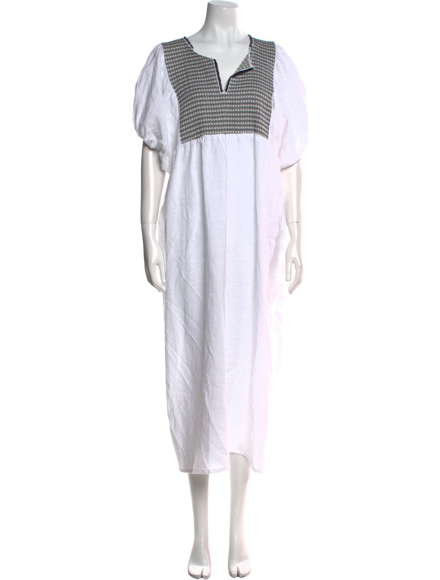 Nina Leuca Linen Long Dress