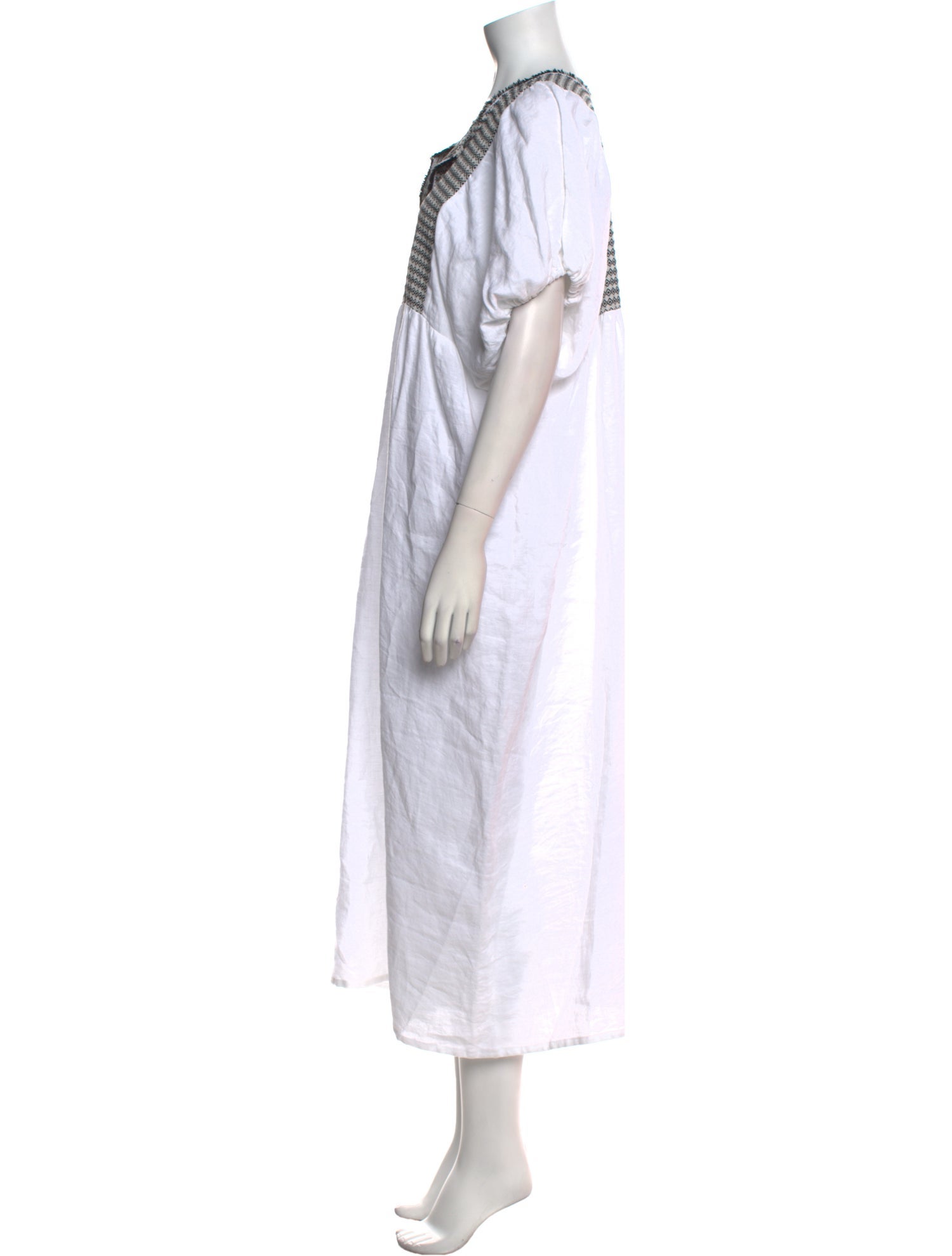 Nina Leuca Linen Long Dress