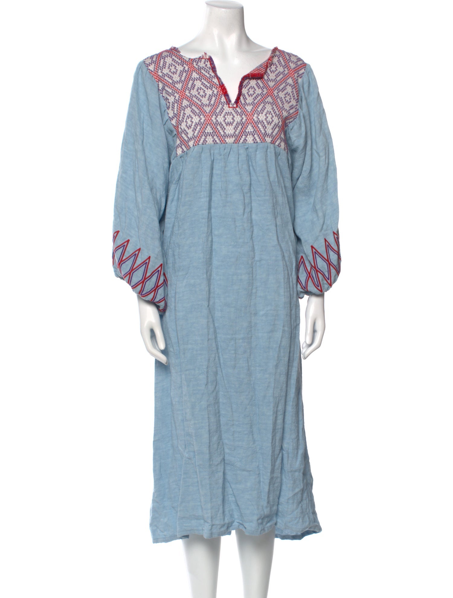 Nina Leuca Linen Long Dress